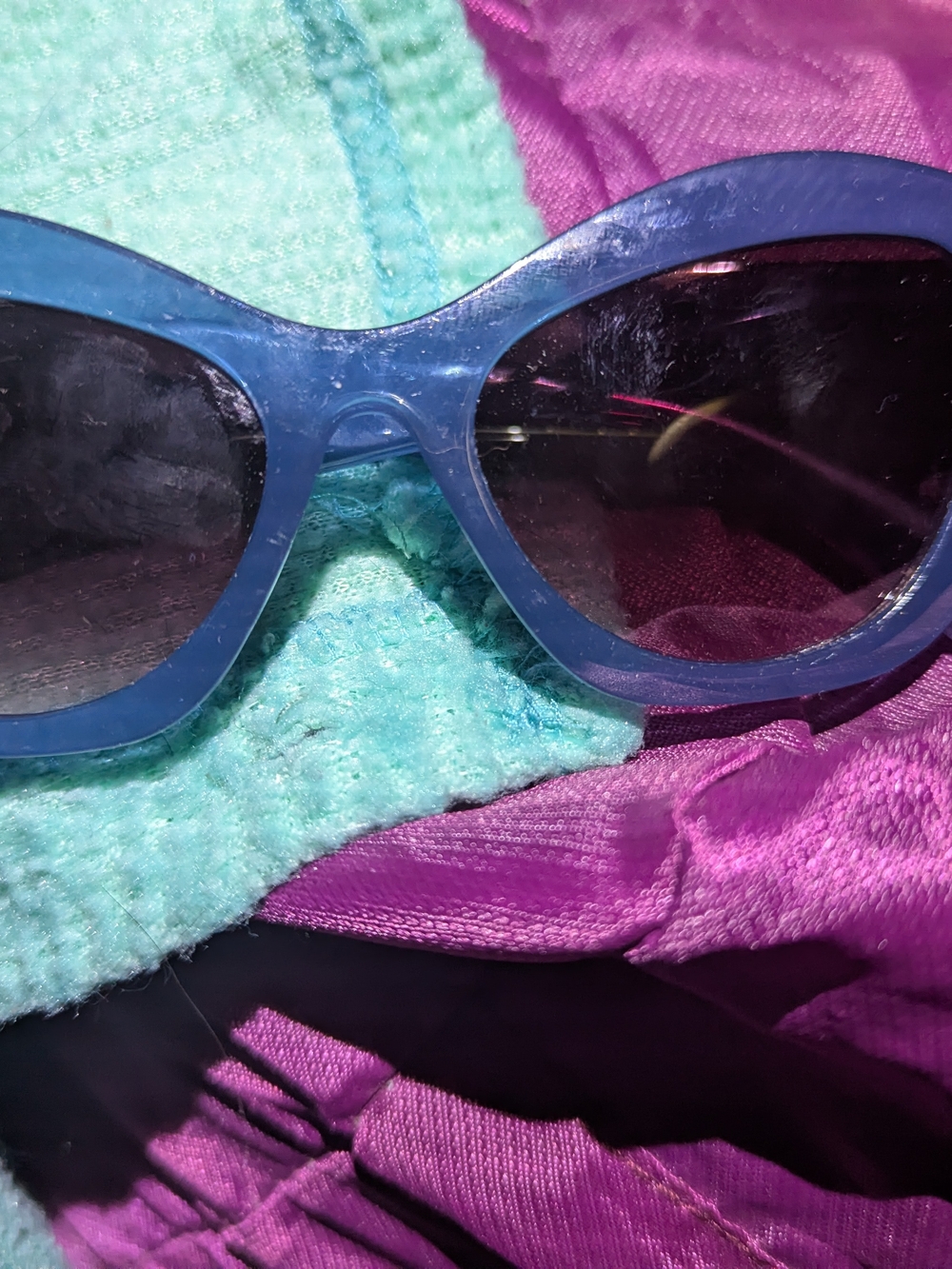 Blue Women's Fashion Sunglasses - Unbranded